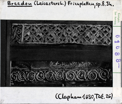 Vorschaubild Breedon (Leicestershire), Friesplatten, spätes 8. Jhd. Diasammlung